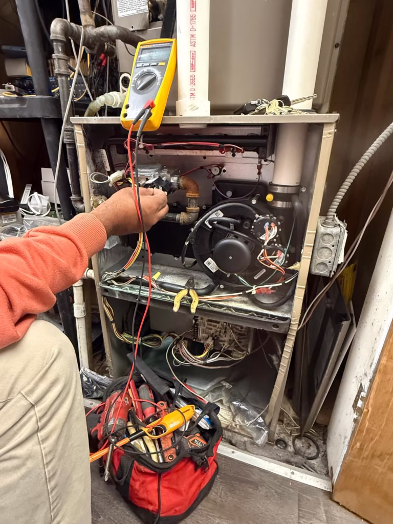 emergency furnace repair done by us